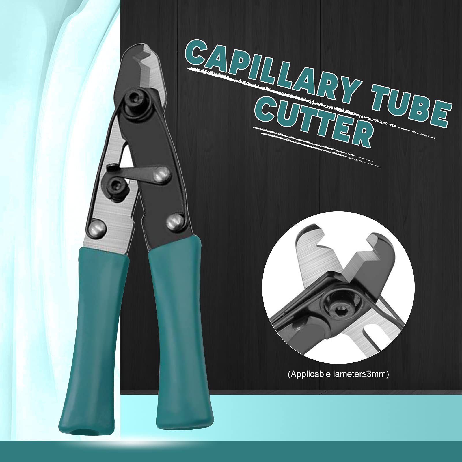 High Carbon Steel Capillary Tube Cutter – Precision Wire Cutting Pliers For Electronics Repair And Jewelry Work