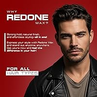 Vista 3 de Redone Hair Wax Red 150ml Ultra Hold & Maximum Control High Shine Styling Wax for Men & Women Edge Control & Non-Sticky Finish Strawberry