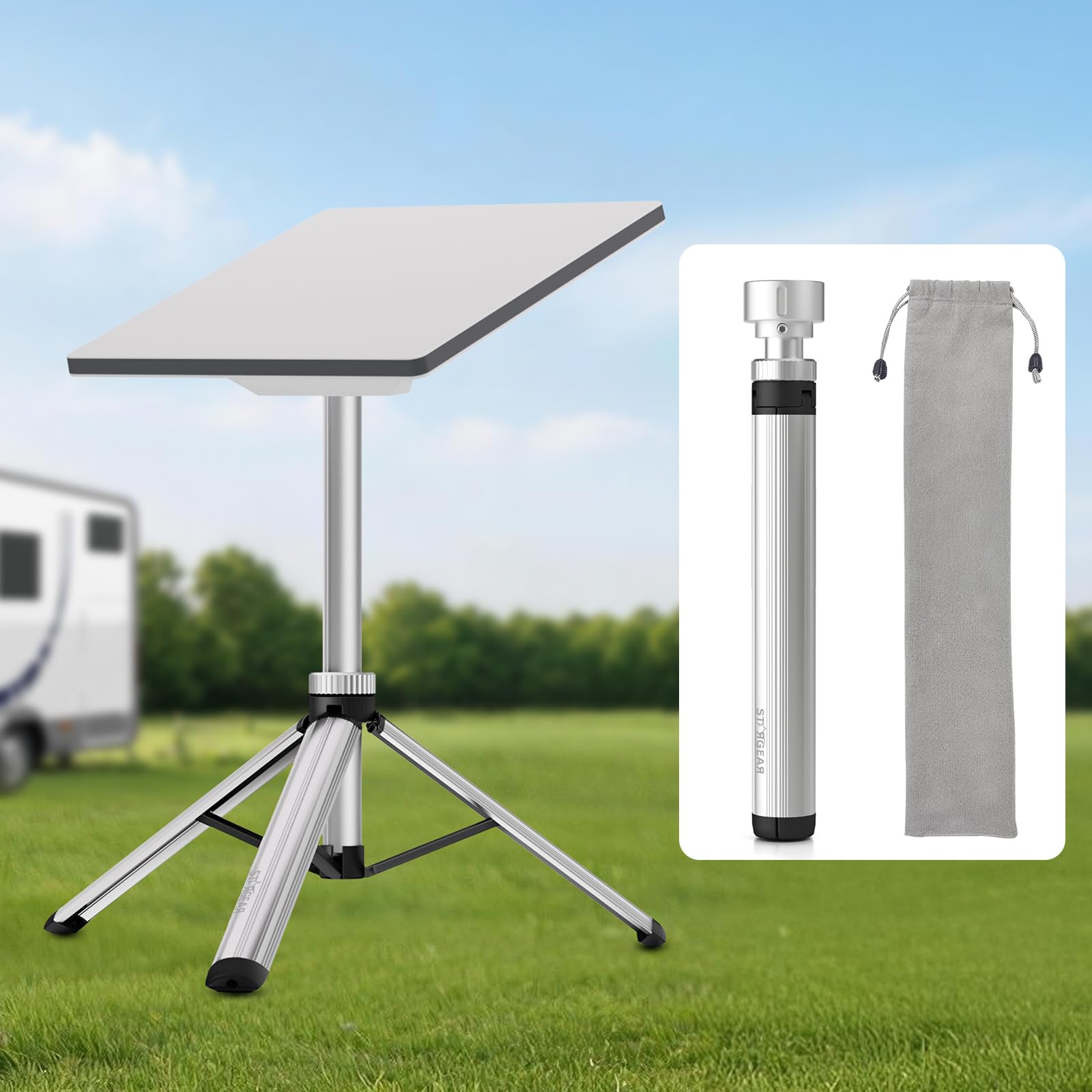 for Starlink Mini Tripod Mount, All Aluminum Starlink Mini Mount