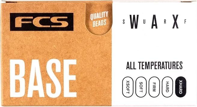 FCS Surf Wax Single Pack - Premium Grip Wax for Surfboards - Cool, Warm, and Tropical Water Options