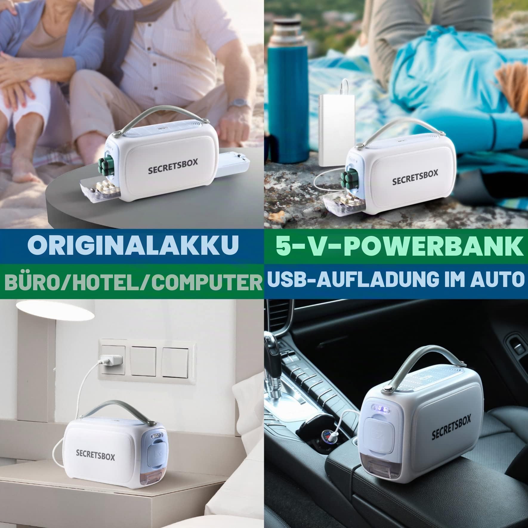 Insulin-Kühler, Medikamente Kühlbox für Reise, Medizinische Kühlbox Temperatur 2-8 °C Insulin-Stiftetui Digitalanzeige Diabetes-Kit für Insulin TSA Zugelassen(mit 2 Batterien)