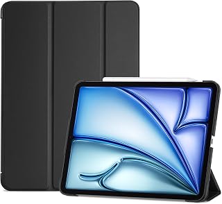 ProCase for iPad Air 11-inch Case M4/M3/M2, Air 5th/4th Gen 10.9,Black