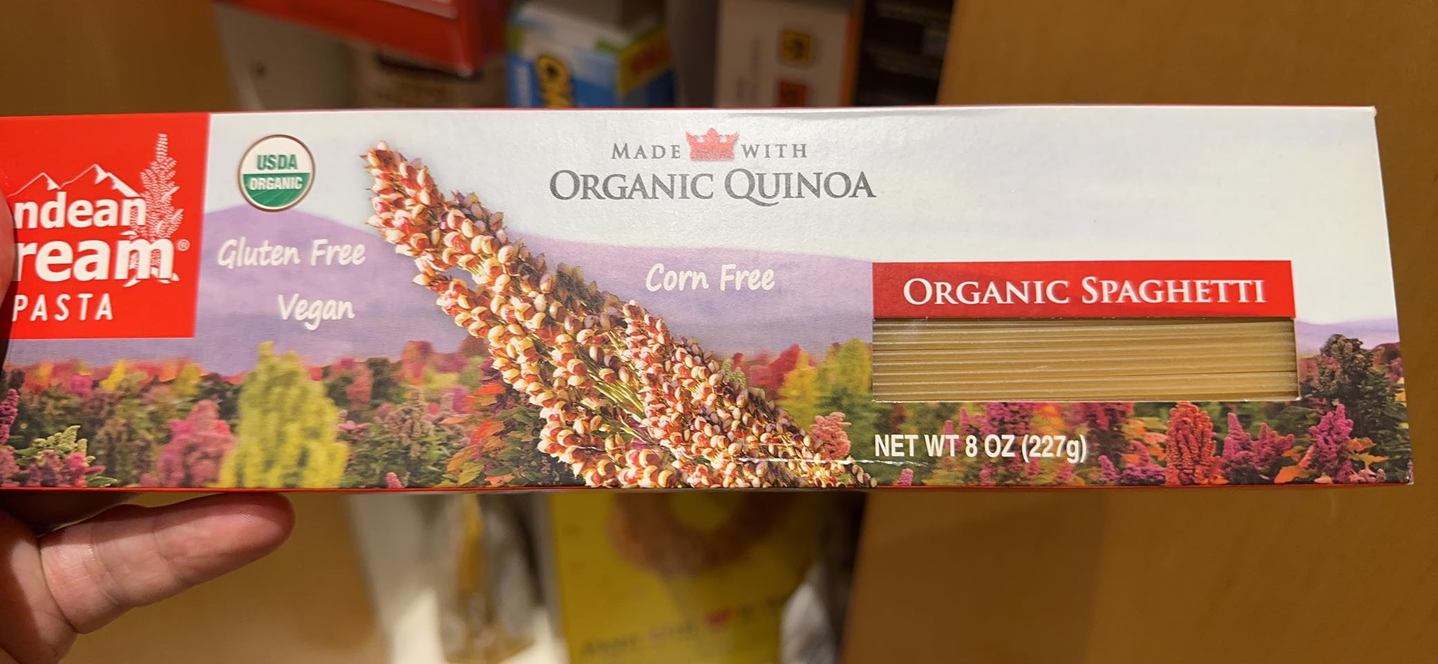 How much quinoa? Who knows? Deceptive.