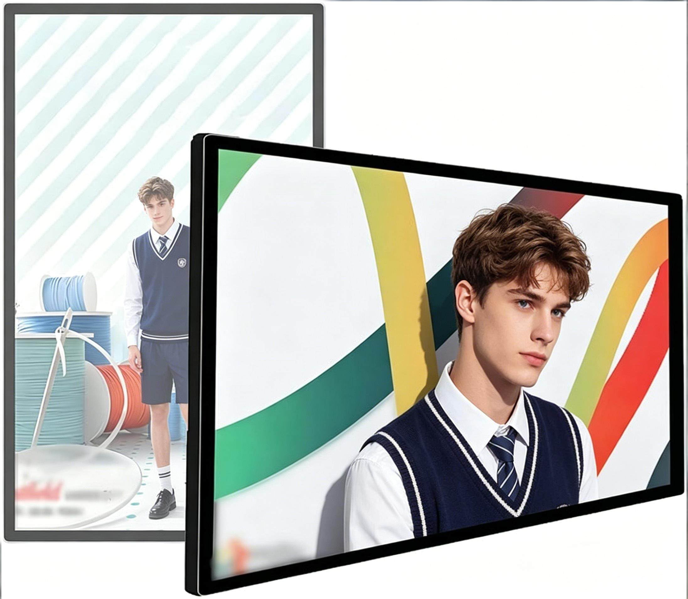 Caisson lumineux LED pour menus de restaurant et affiches publicitaires Android