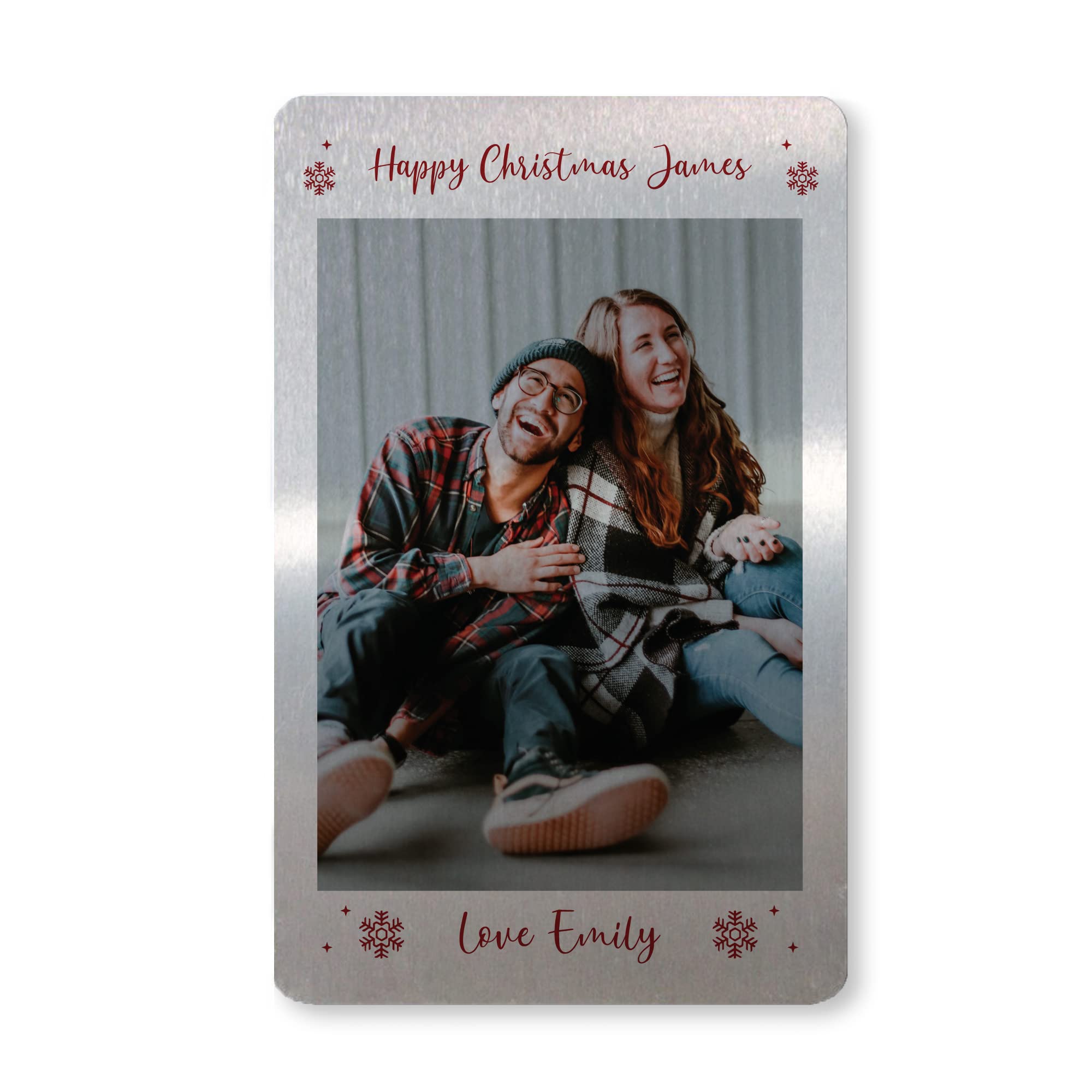 PERSONALISED Photo Wallet Card Insert Xmas Gift For Husband Boyfriend Dad