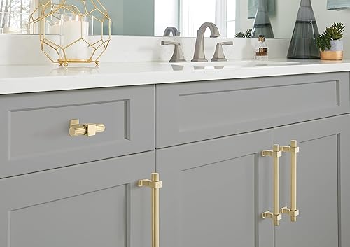 Miniatura 10 de Amerock  Mango de gabinete  Negro mate  5-116 pulgadas (5.039 in) de centro a centro  Carrigan  paquete de 1 unidad  Jaladera de cajón  Asa de cajón