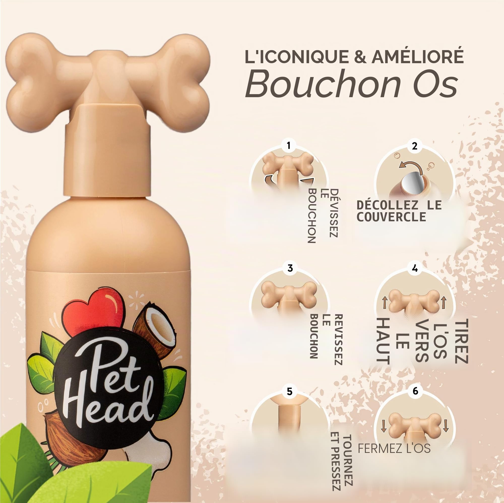 Pet Head Sensitive Soul Shampoing pour Chien | Parfum de Noix de Coco | Shampoing pour Peaux sensibles | Toilettage Professionnel | Naturel | Formule Douce pour Chiots | 300ml