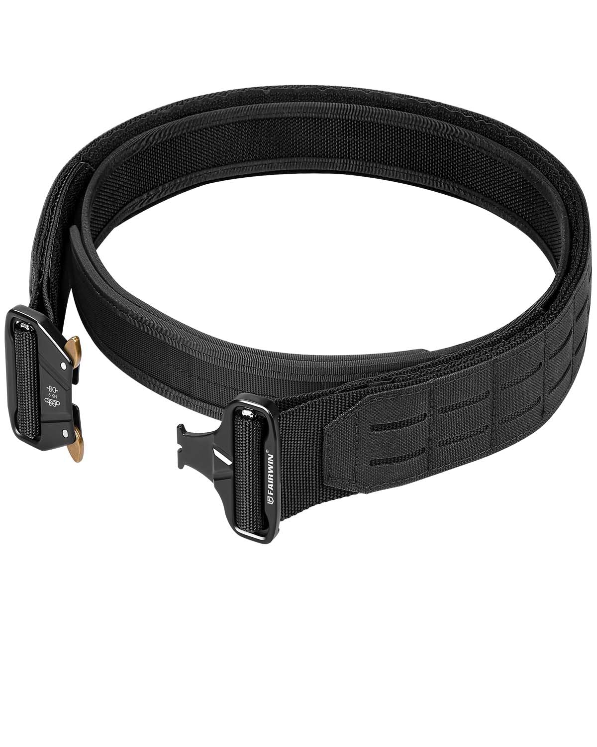 FAIRWIN Tactical Balttle Molle Rigger Belt with Quick Release Buckle - 2 Inch Heavy Duty Carry Combat Belts for Men