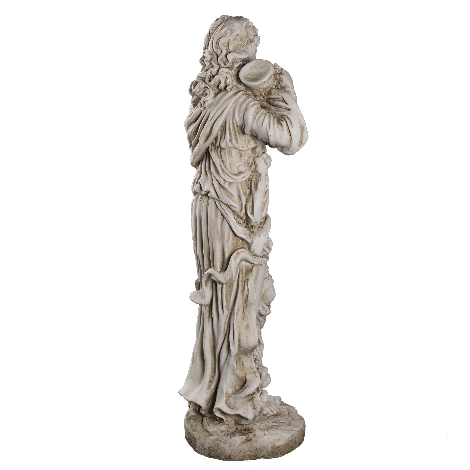 Wetterfeste Große schwere (6 kg) Statue antike Wassertägerin 74 cm hoch SYL-A 14018 Dekofigur, Statue Figur,Dekorationsfigur Polyresin Gartendekoration Gartenfigur Skulptur