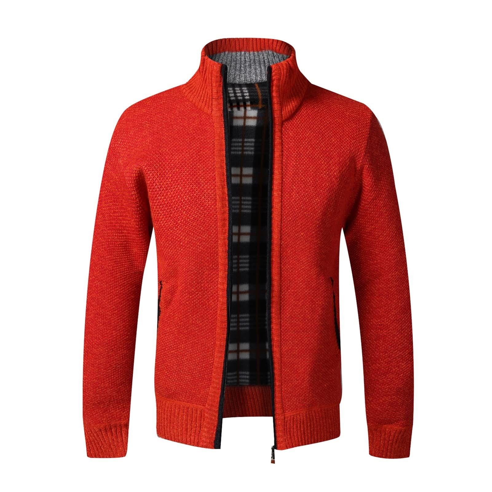 Gilet thermique homme rouge fini les coups de froid avec ce cardigan zippé