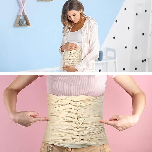 Faja Bengali Postparto Algodón Muselina Crudo 17 Yardas miniatura 4