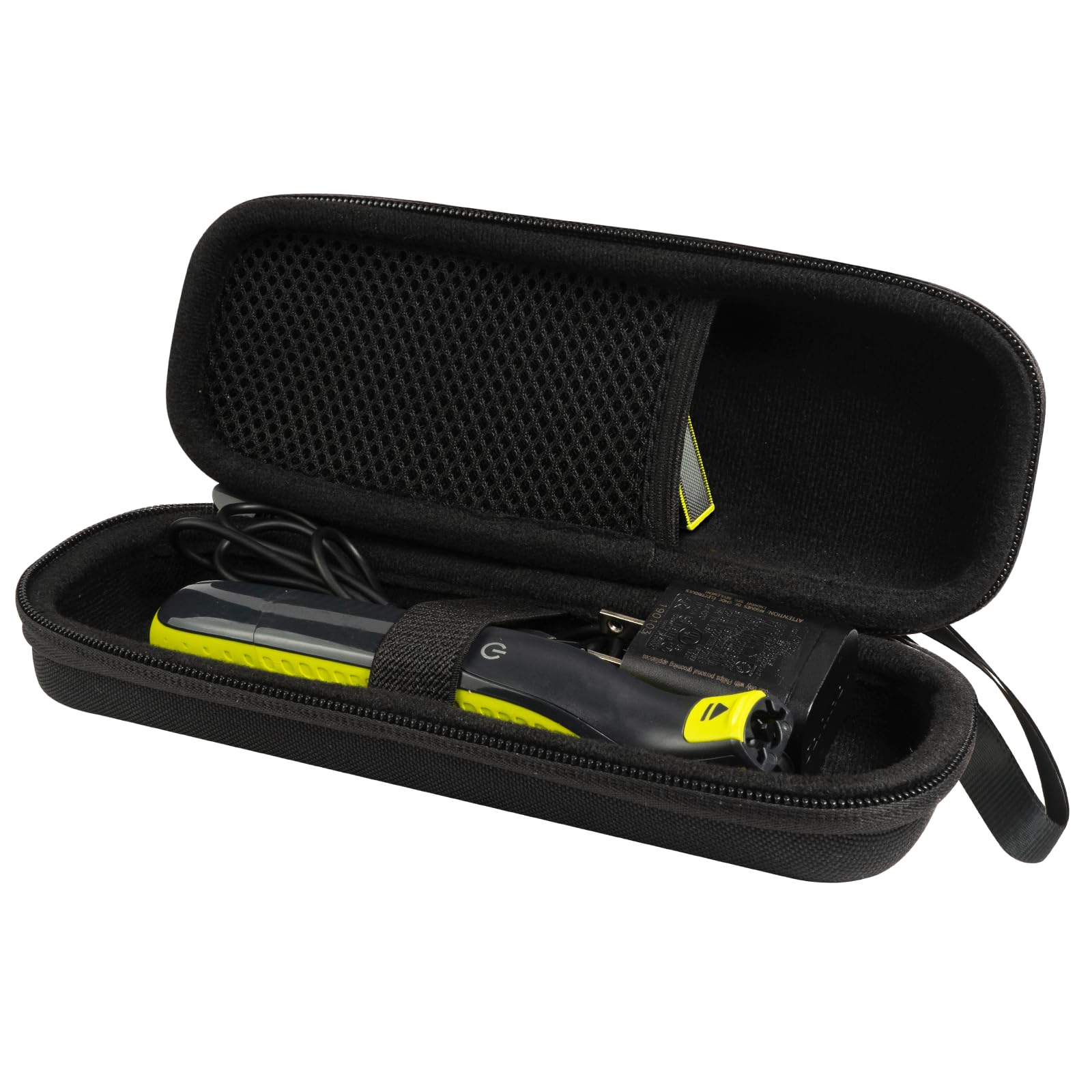 Hard Travel Carrying Case for Hybrid Electric Trimmer & Shaver All Black