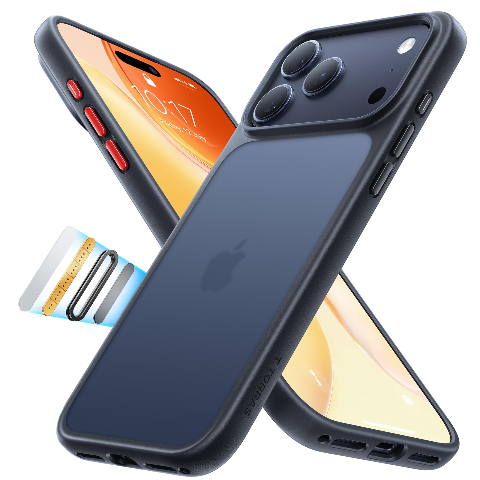 Amazon.com: TORRAS Shockproof for iPhone 17 Pro Max Case with
