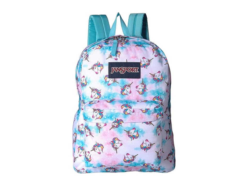 

JanSport SuperBreak(r) (Unicorn Clouds) Backpack Bags, Pink