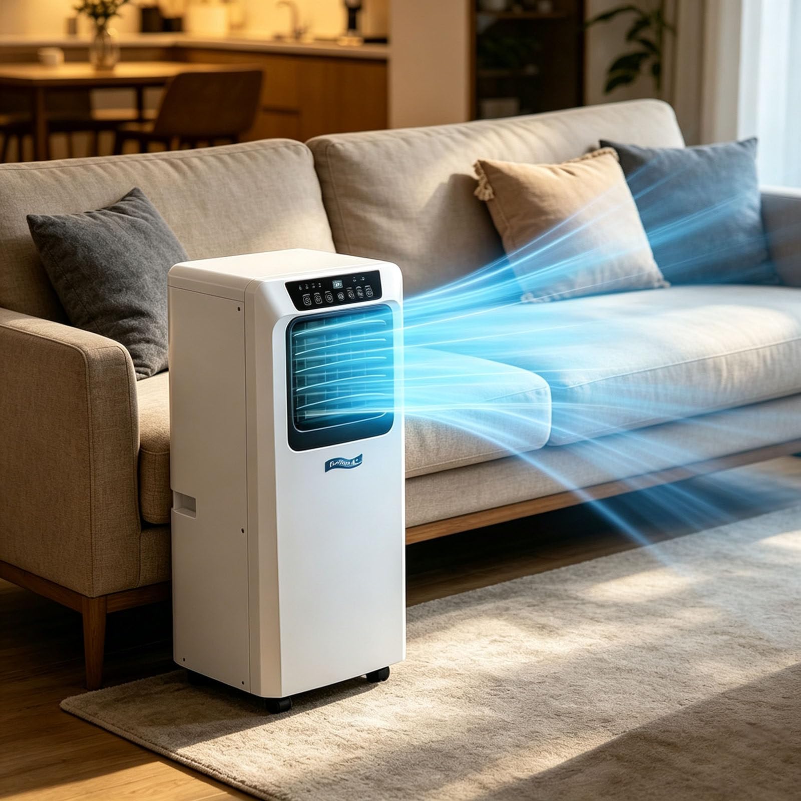 Portable Air Conditioners Smart AC Unit with Cool Dehumidifier 7000BTU