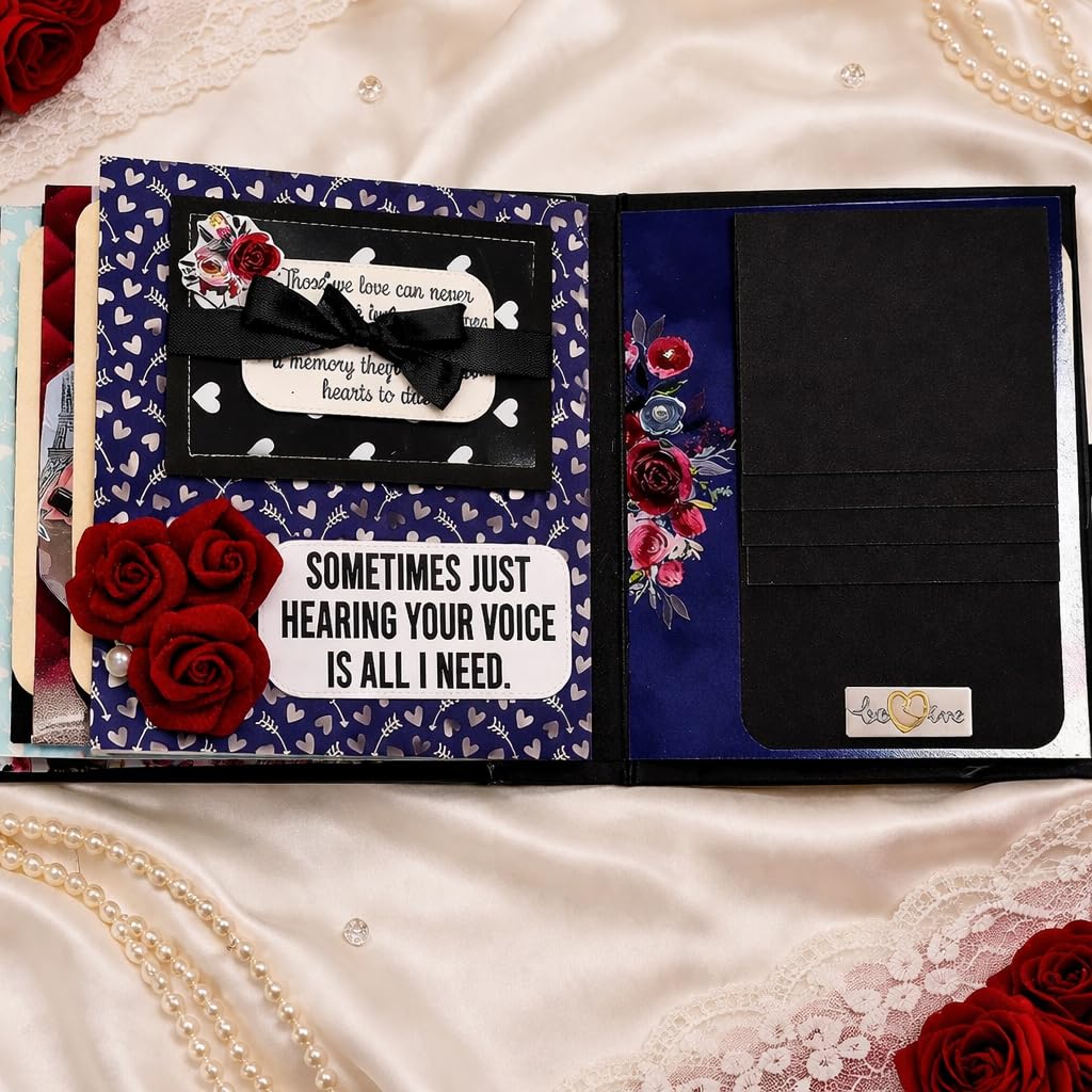 Valentine's Day Scrapbook - Handmade Gift -5