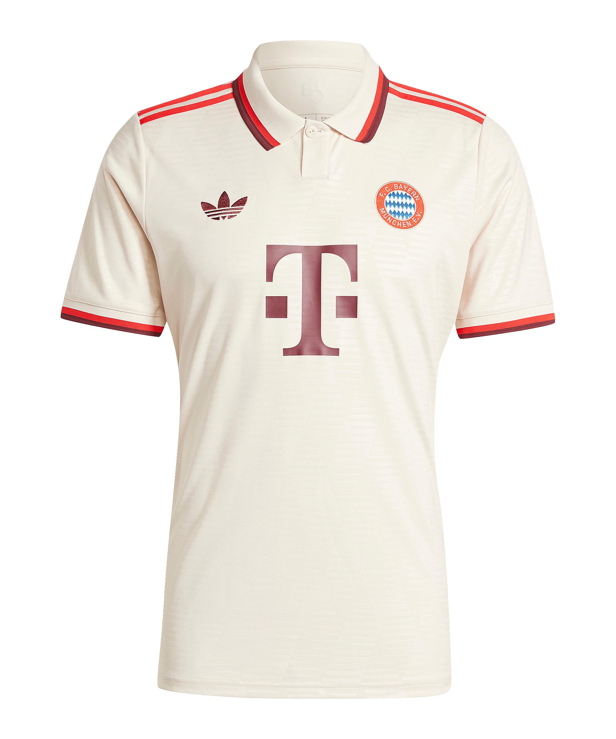 Adidas Men's Beige Fc Bayern Munich Third Shirt Jersey 2024-2025 Xxl