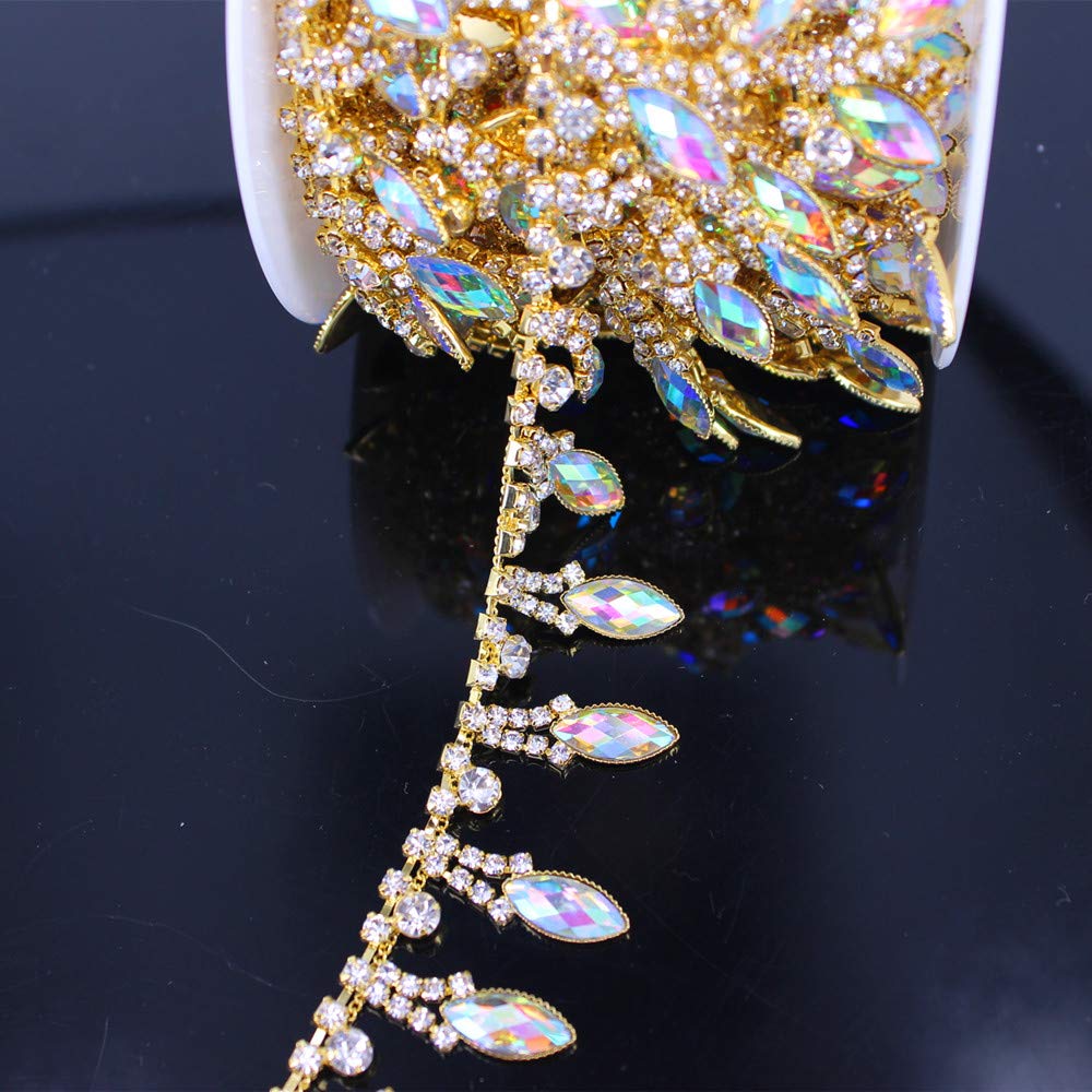 ?- CHANDELIER BELT w Rhinestone Trim! Rhinestone Lace Trim Black Belt Appliqué Iron Appliqué  main image 4
