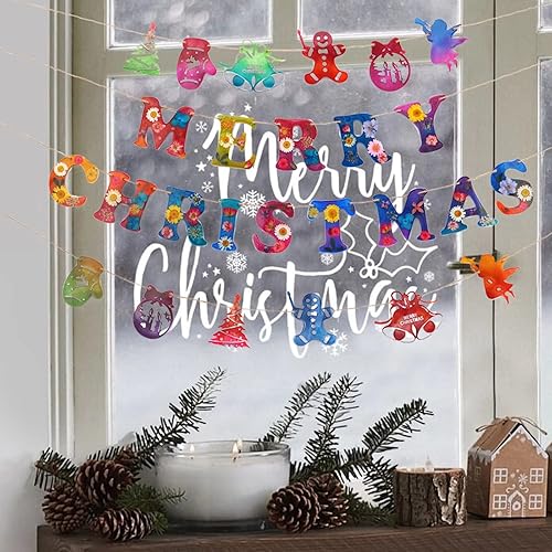 Miniatura 6 de Moldes de resina para pancartas de Navidad de Navidad, moldes de silicona para fundición de resina, decoraciones de pared de Navidad, pancartas de