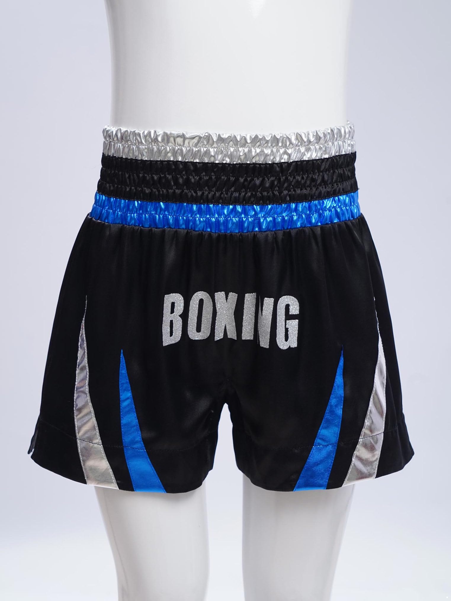 Freebily Pantalones Cortos de Muay Thai para Niños Uniforme de Boxeo Deportivos Secado Rápido
