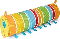 Melissa & Doug Sunny Patch Giddy Buggy Crawl-Through Tunnel - 5ft Colorful Kids Play Tunnel Ages 3-5