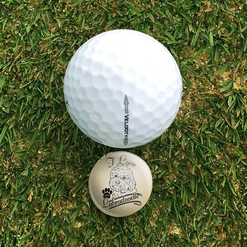 review GRAPHICS & MORE I Love My Labradoodle Golf Hat Clip with Magnetic Ball Marker
