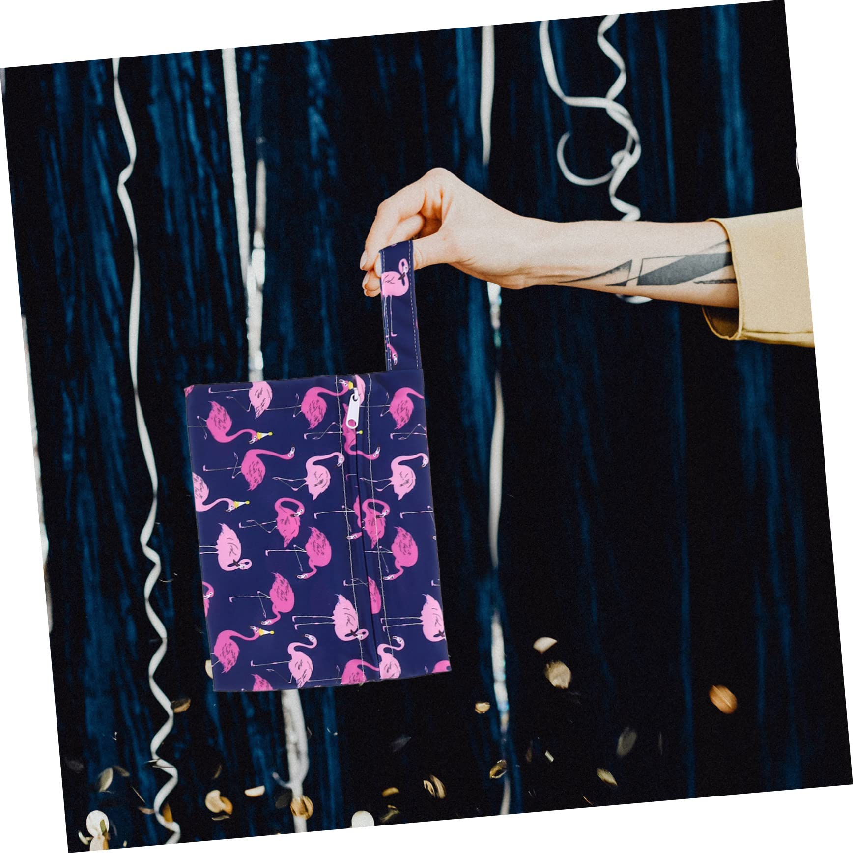 1juego Compresas Menstruales Reutilizables Lavables Para Mujeres De Almohadillas Femeninas De Almacenamiento Accesorio Conveniente Para Menstruación y Postparto