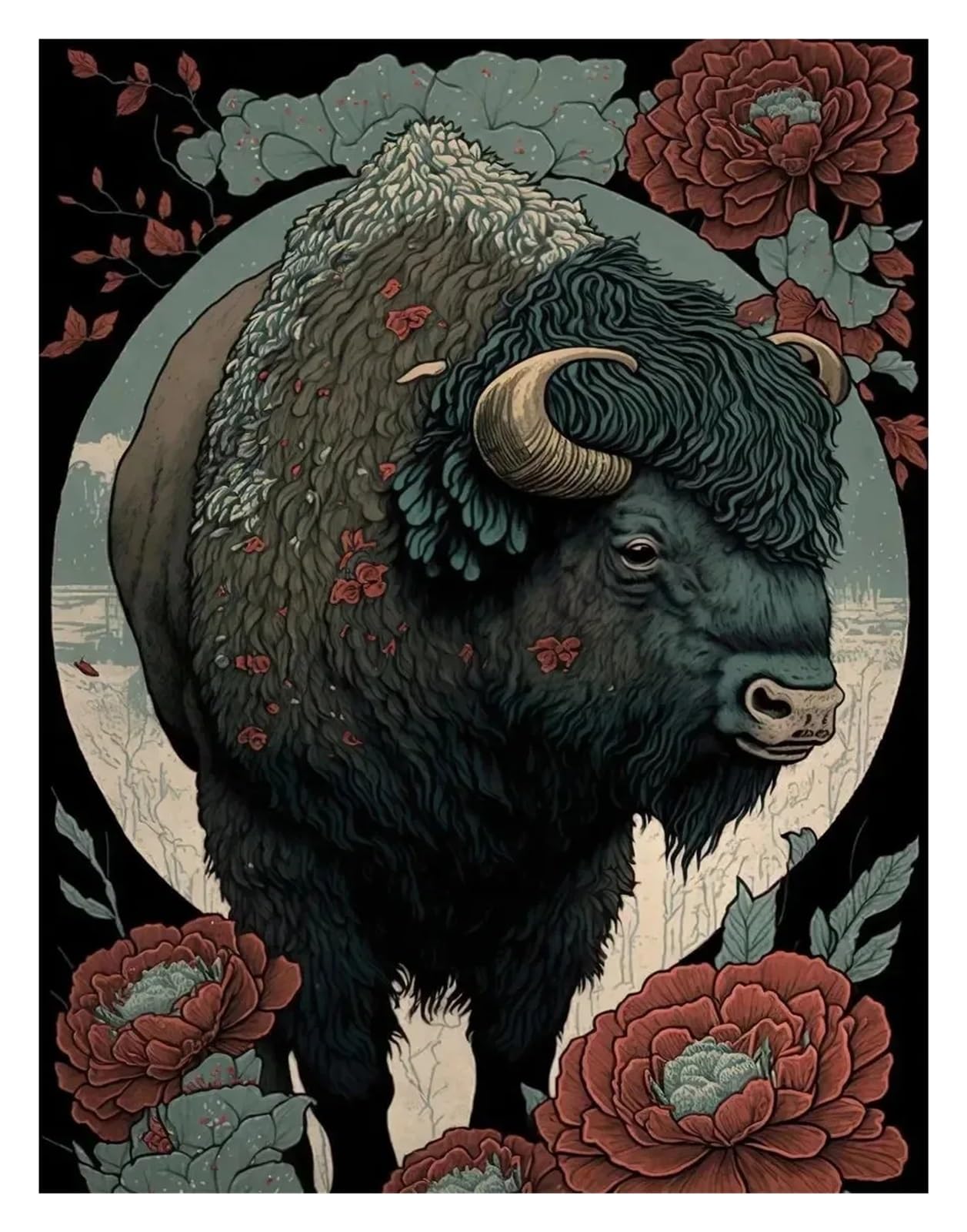 Tableau Coq et Rat sur Toile 40x60 | Rompre la Monotonie de Vos Murs