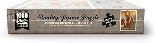 Miniatura 7 de MyPuzzle Jesus The Good Shepherd, Vintage Poster - Rompecabezas prémium de 1000 piezas para adultos