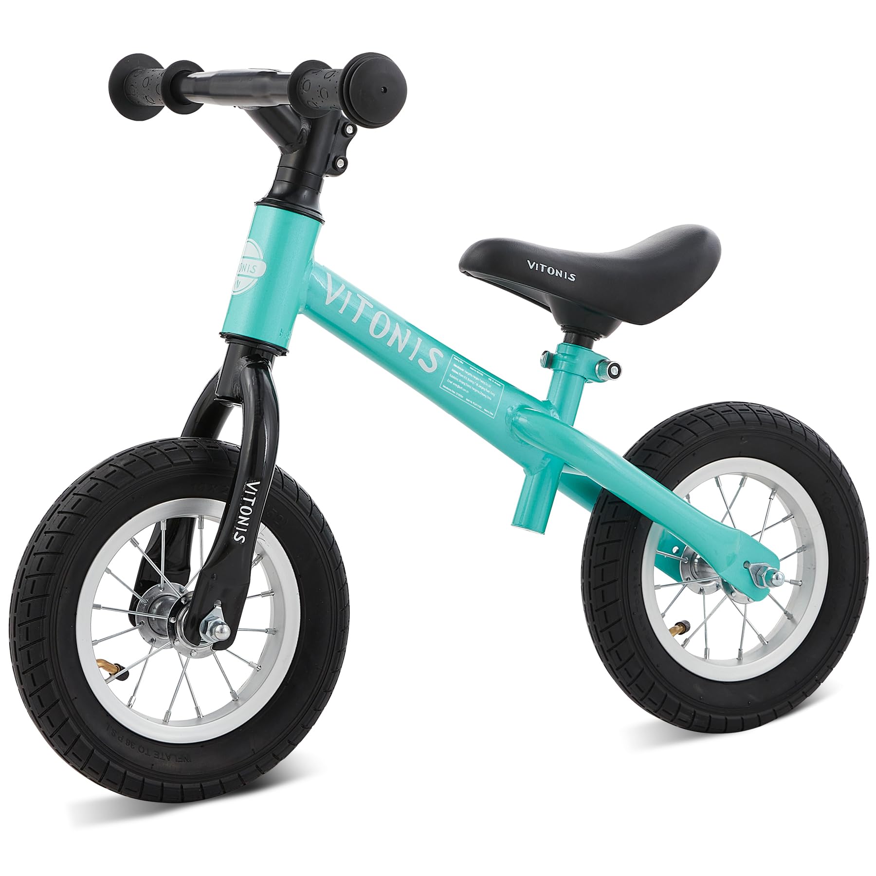 VITONIS balance bike Bicicletta Bambini Senza Pedali per 1,5-4 Anni Fino a 35 Kg, Sedile regolabile, sicuro e ultraleggero per bambini e bambine