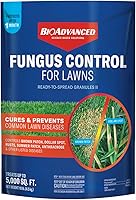 BioAdvanced Fungus Control for Lawns Granules 10 lb - Cures Brown Patch, Red Thread, Rust, Dollar Spot Up to 30 Days Rainproof