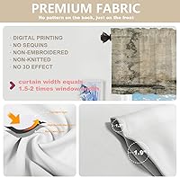 Vista 532 de Cenefas de cocina modernas con patrón de cobre marrón dorado para ventanas, cenefas opacas abstractas de marcas de arañazos y cortinas opacas