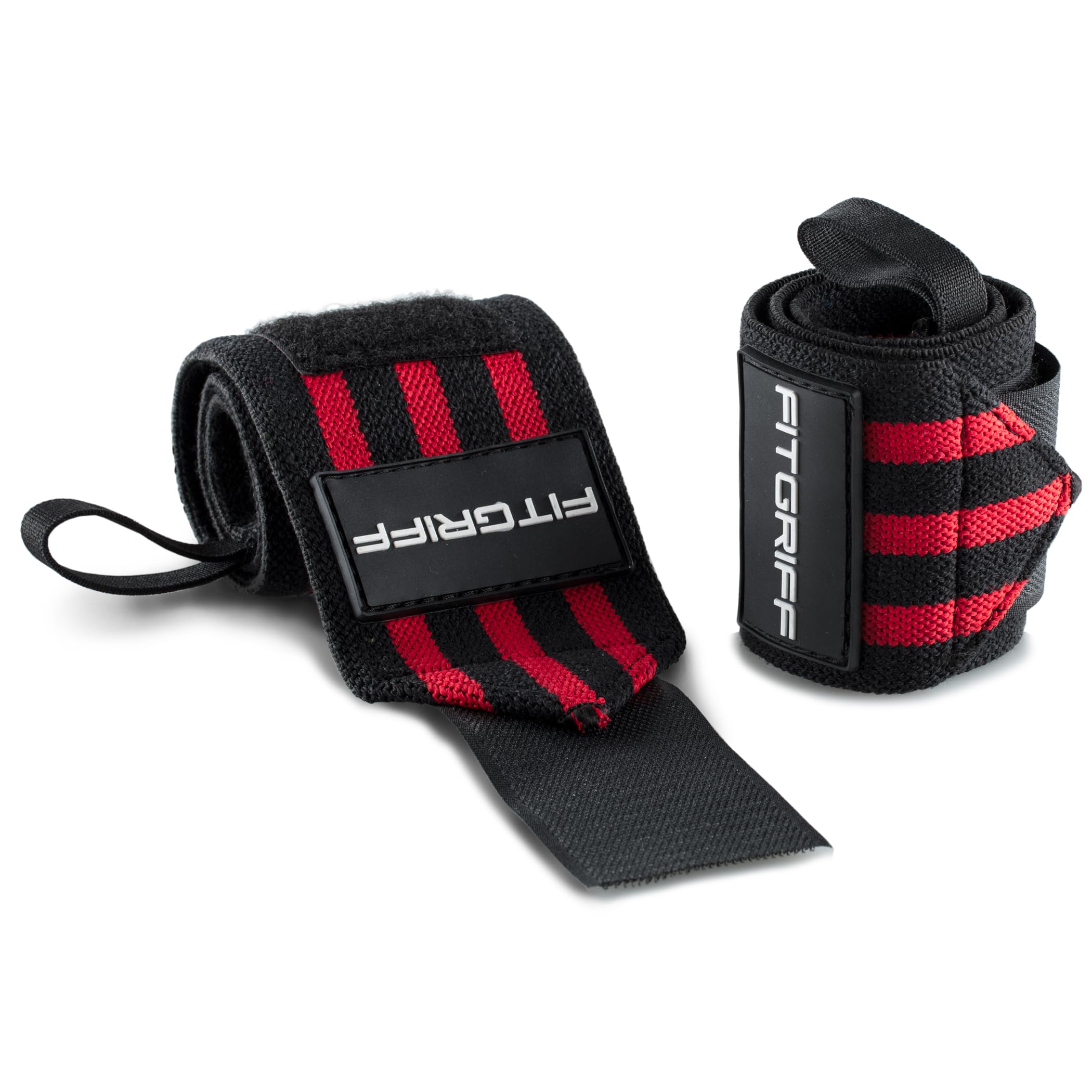 Fitgriff® Polsini Palestra - Polsiere Gym Uomo e Donna Professionali, per Fitness e Bodybuilding - Accessori Sollevamento Pesi