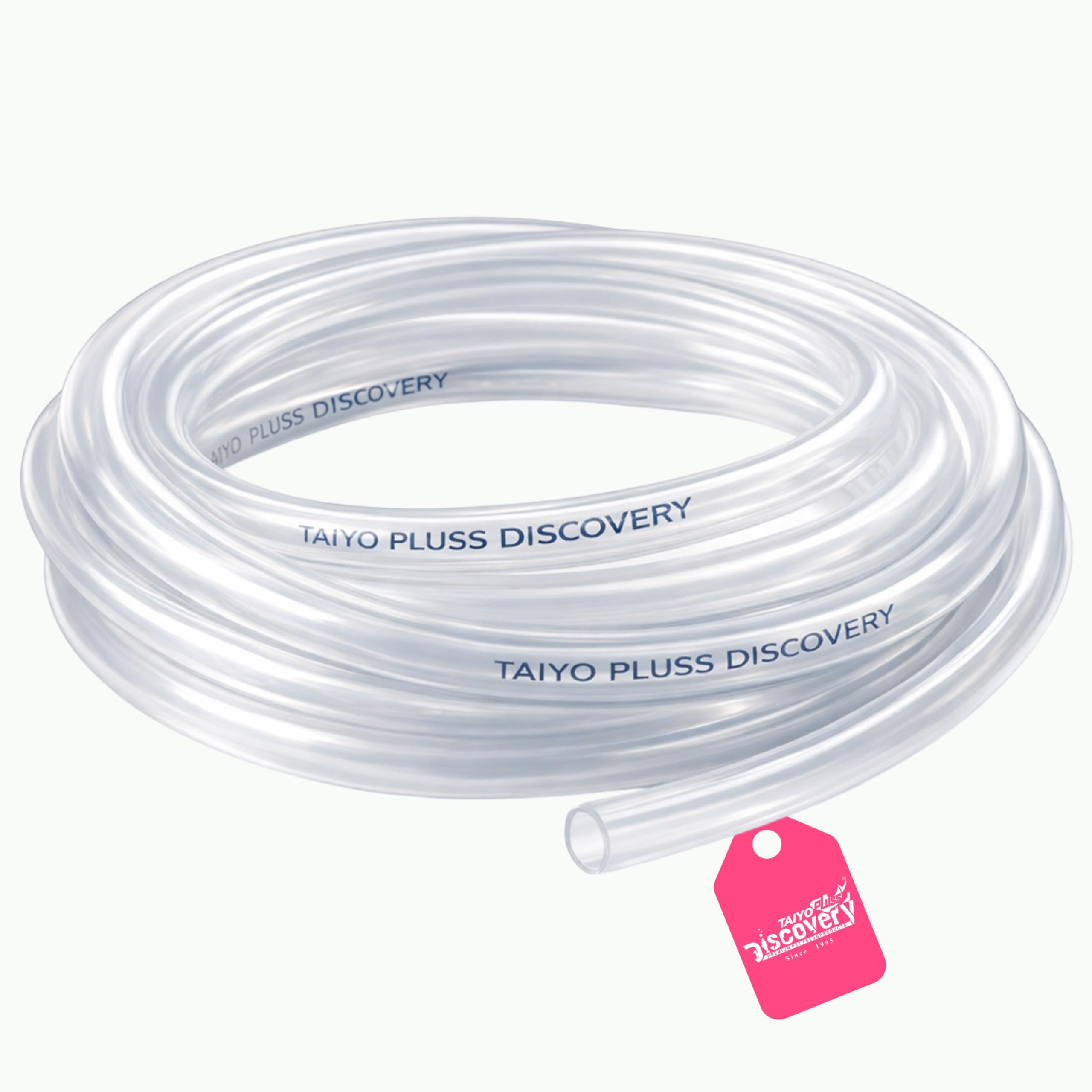 Taiyo Pluss Discovery Aquarium Silicone Airline Tube - 20 m | Soft Flexible Air Tubing Hose for Air Pump, Air Stone & Bubble Stones | Supports Smooth Oxygen Flow | Clear Fish Tank Hose-image-31