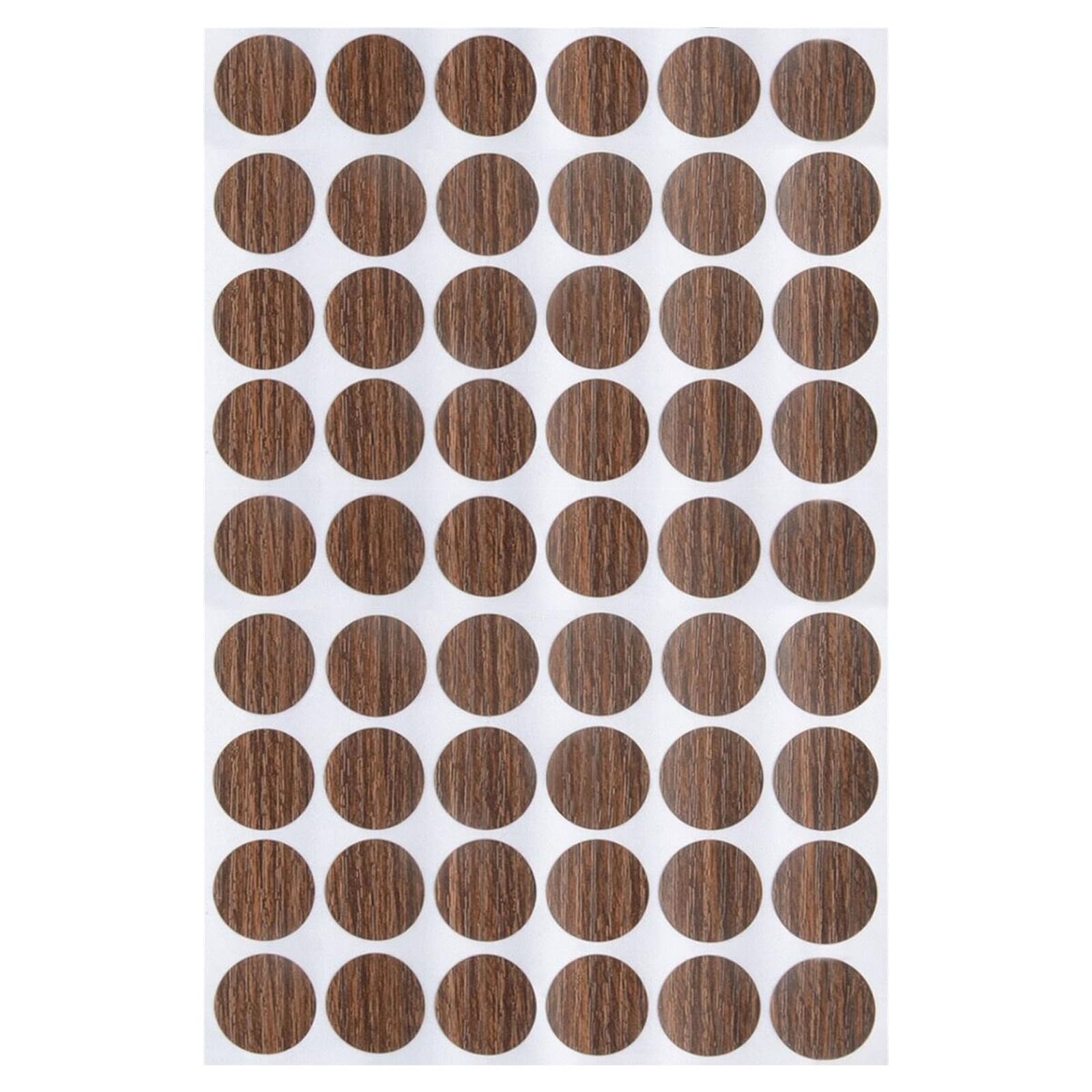 30pcs Adhesive Screw Hole Covers Stickers in Sturdy Waterproof PVC Materials for Cabinets Desks and Furniture Decorative Screw Covers