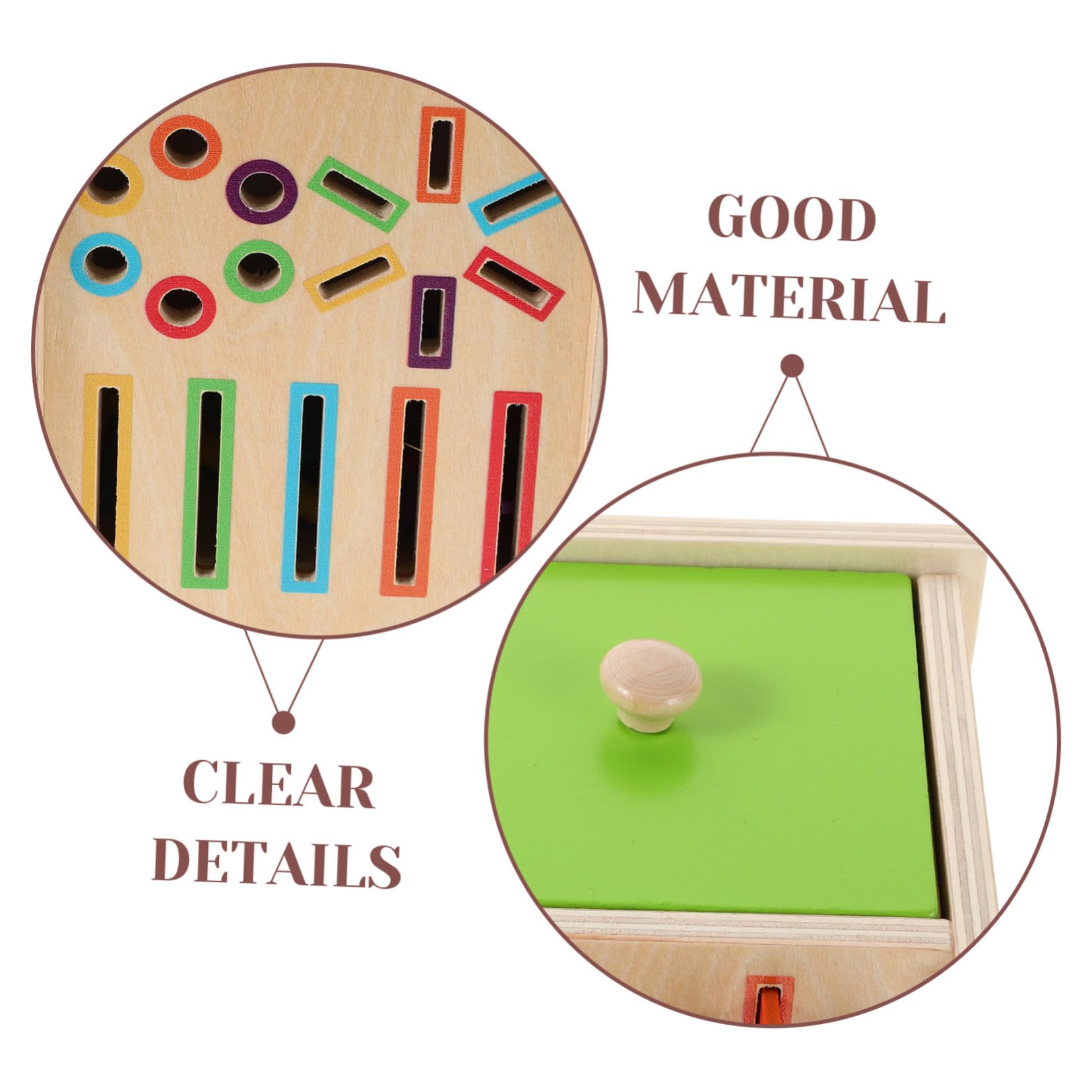 Giocattolo Montessori in Legno per Ragazzo Ragazza, Set Classificazione