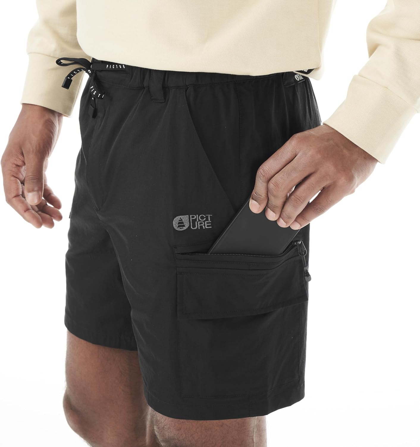 Picture Organic Men's Alpho Shorts - Lightweight Active Shorts for Hiking & Travel