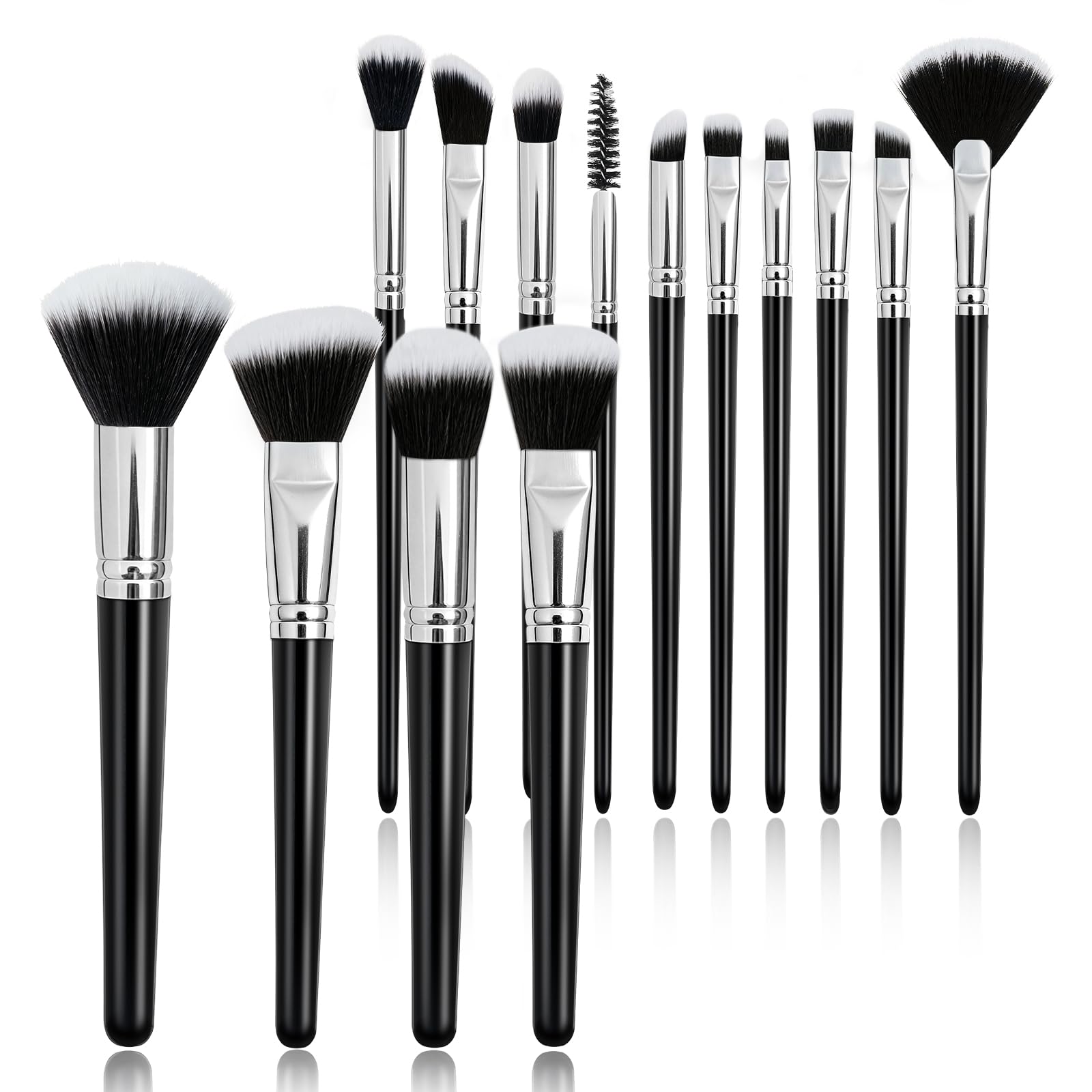Amazon.com: Makeup Brush Set, Premium Synthetic 14 Pcs Makeup