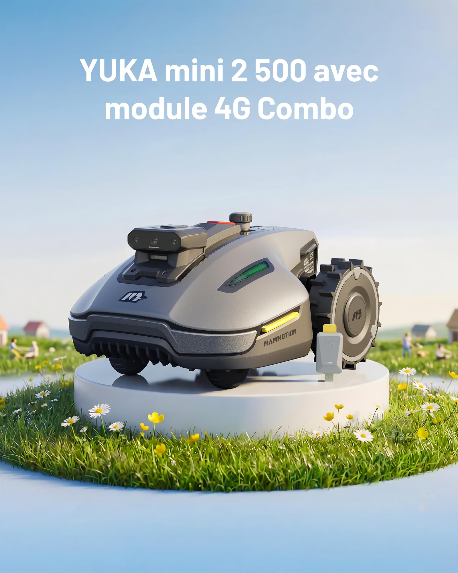 MAMMOTION YUKA Mini 2 500 avec Module 4G - vue 2