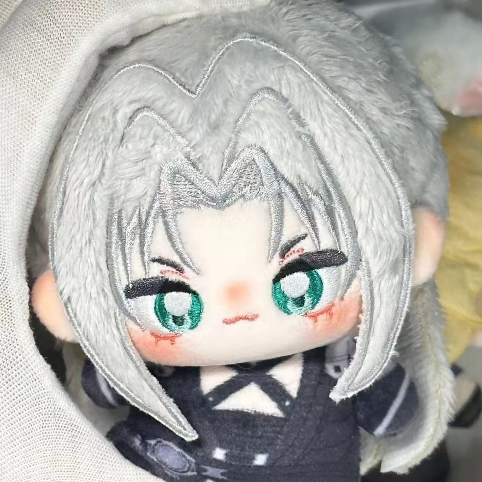 Amazon.co.jp: [Hushan] クラウド ぬいぐるみ 非公式 10cm FF7風