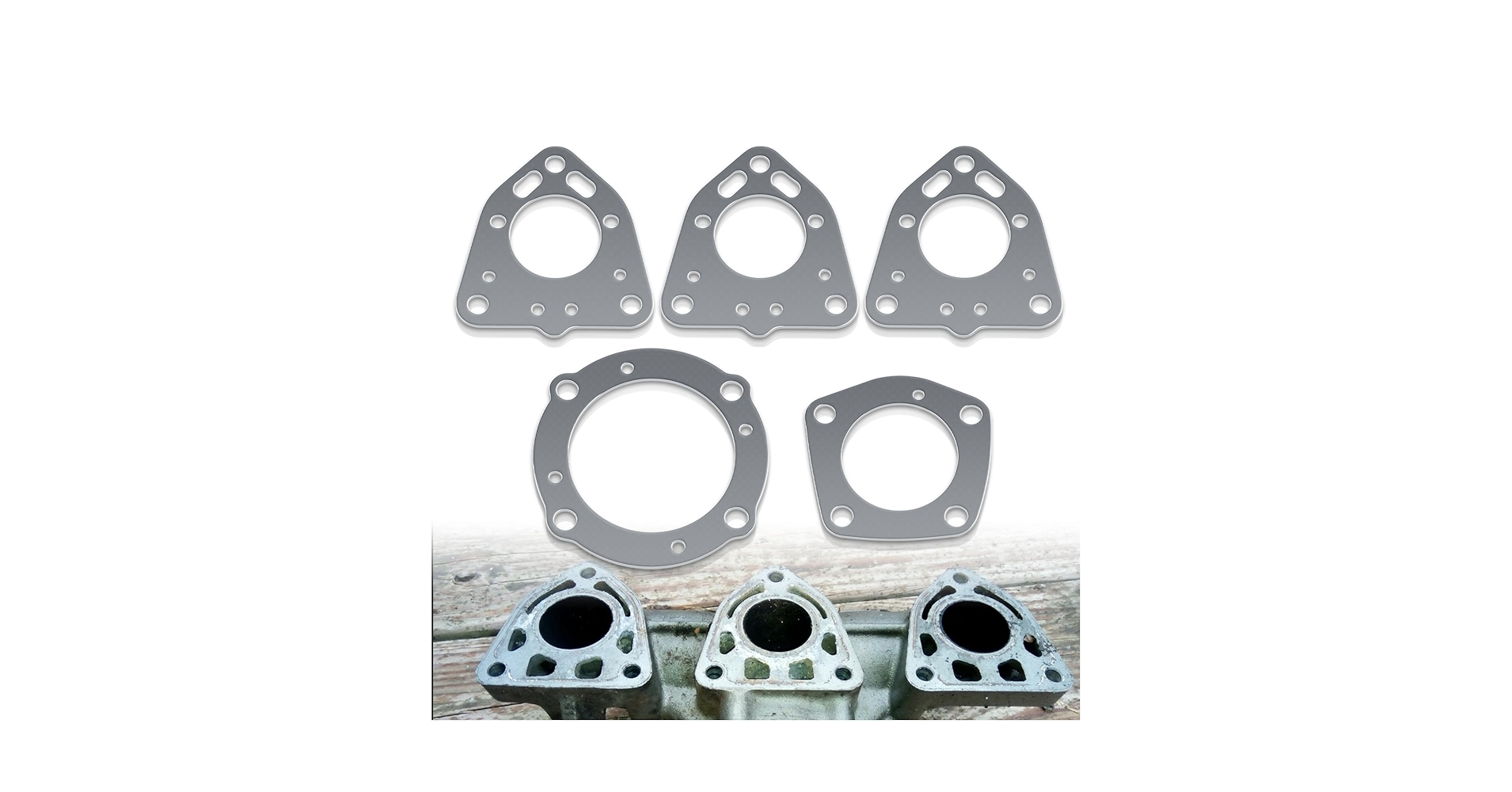 Amazon.com: 5 Pack Exhaust Rebuild Gaskets Seals Kit