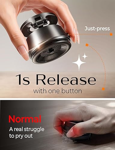 Miniatura 8 de LISEN SuctionPro - Soporte de teléfono para automóvil 【Aspiradora automática 3.0】Soporte magnético para teléfono con ventosa, soporte de automóvil