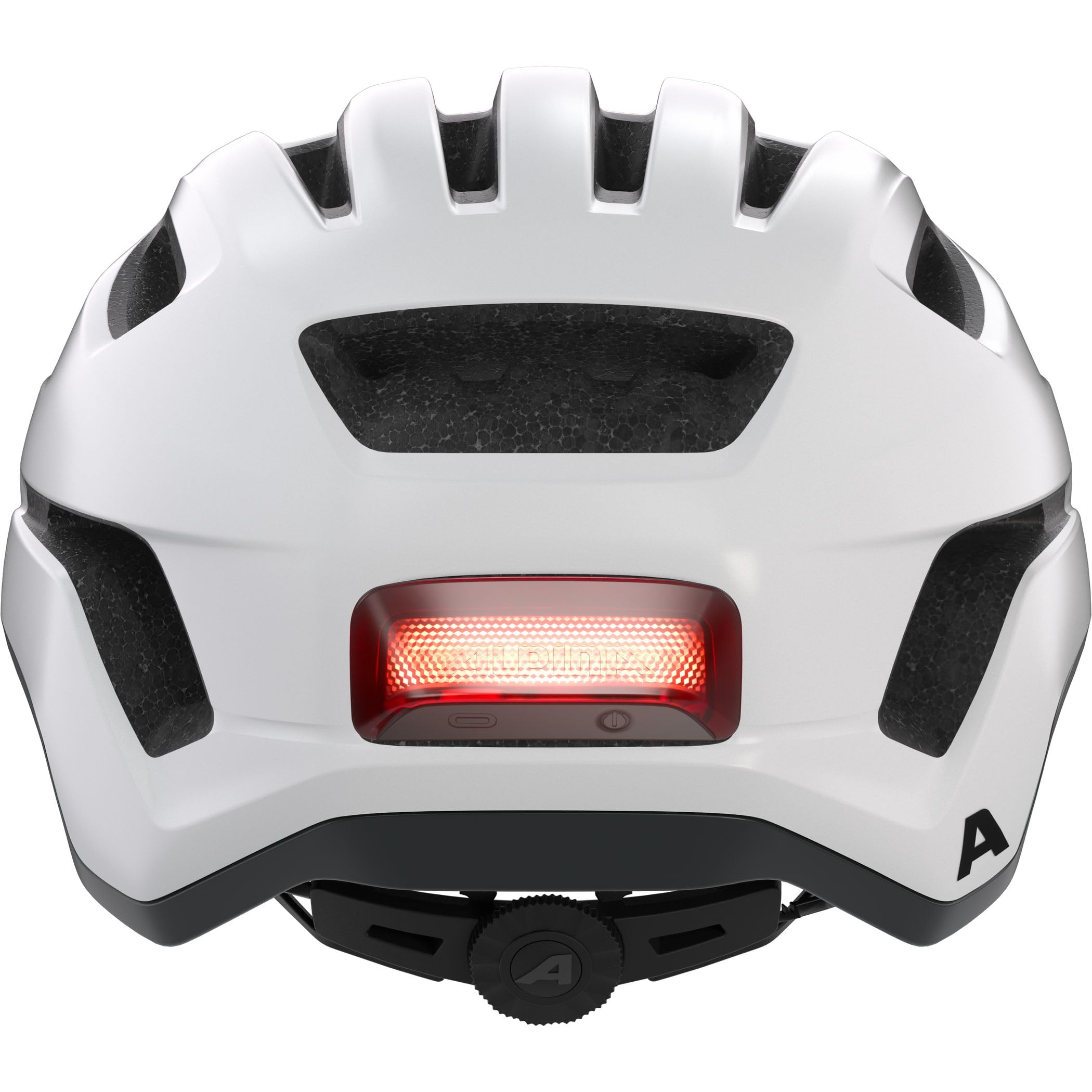 ALPINA Paranus Urban – Casco da bicicletta con luce posteriore a LED, leggero guscio interno Hi-EPS grande ventilazione, regolabile individualmente e rete integrata per insetti