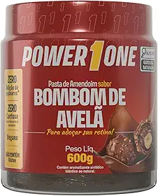 Pasta de Amendoim Bombom de Avelã - (Power1One) 600g