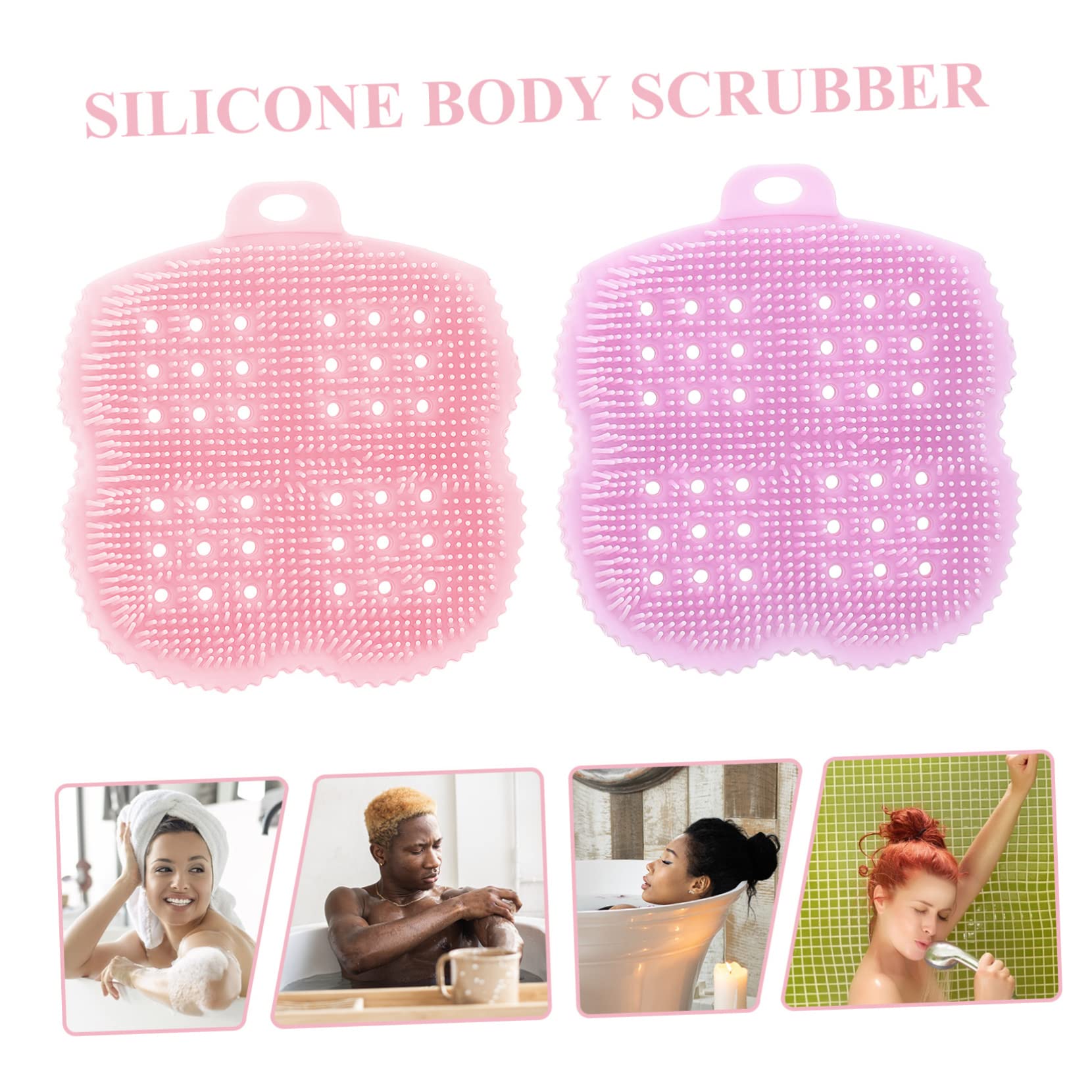 8 Pz Spazzola in Silicone Spazzola Per Spa in Silicone Scrubber Per La Circolazione Sanguigna Spazzola Da Bagno Cuoio Capelluto Guanti Gel Di Silice Pennello Morbido Uomo Domestico