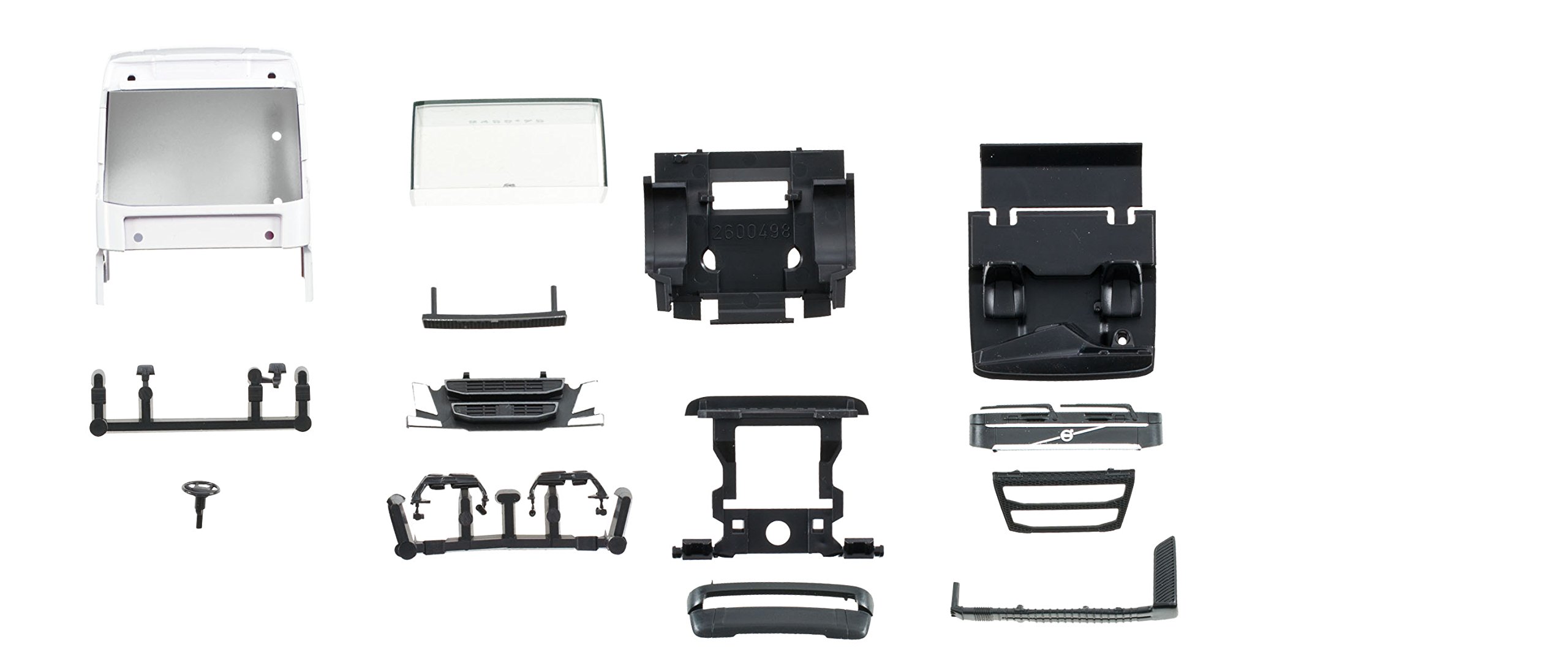 herpa 084161 Volvo 084161-Volvo FH GL XL cab Without Wind Deflector, Content 2 Pieces