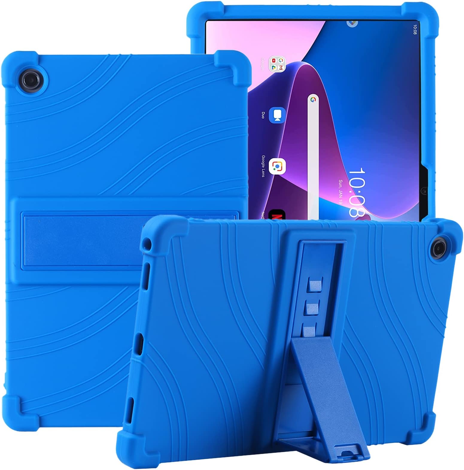 Lenovo Tab M10 Plus 3rd Gen 10.6 tablet case,ATOOZ Soft Silicone Case