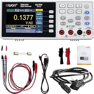 OWON XDM1041 USB/RS232 Digital Multimeter 55000 Counts High Accuracy Universal Desktop Multimeters Meter with 3.7Inch LCD Screen