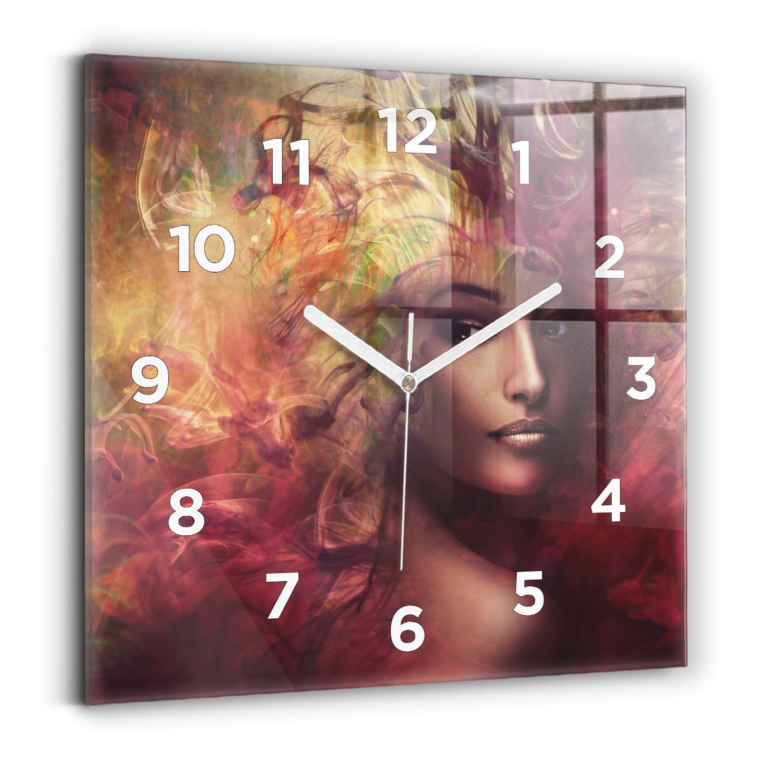 Horloge numérique et analogique silencieuse Wallfluent pour en finir avec le tic-tac
