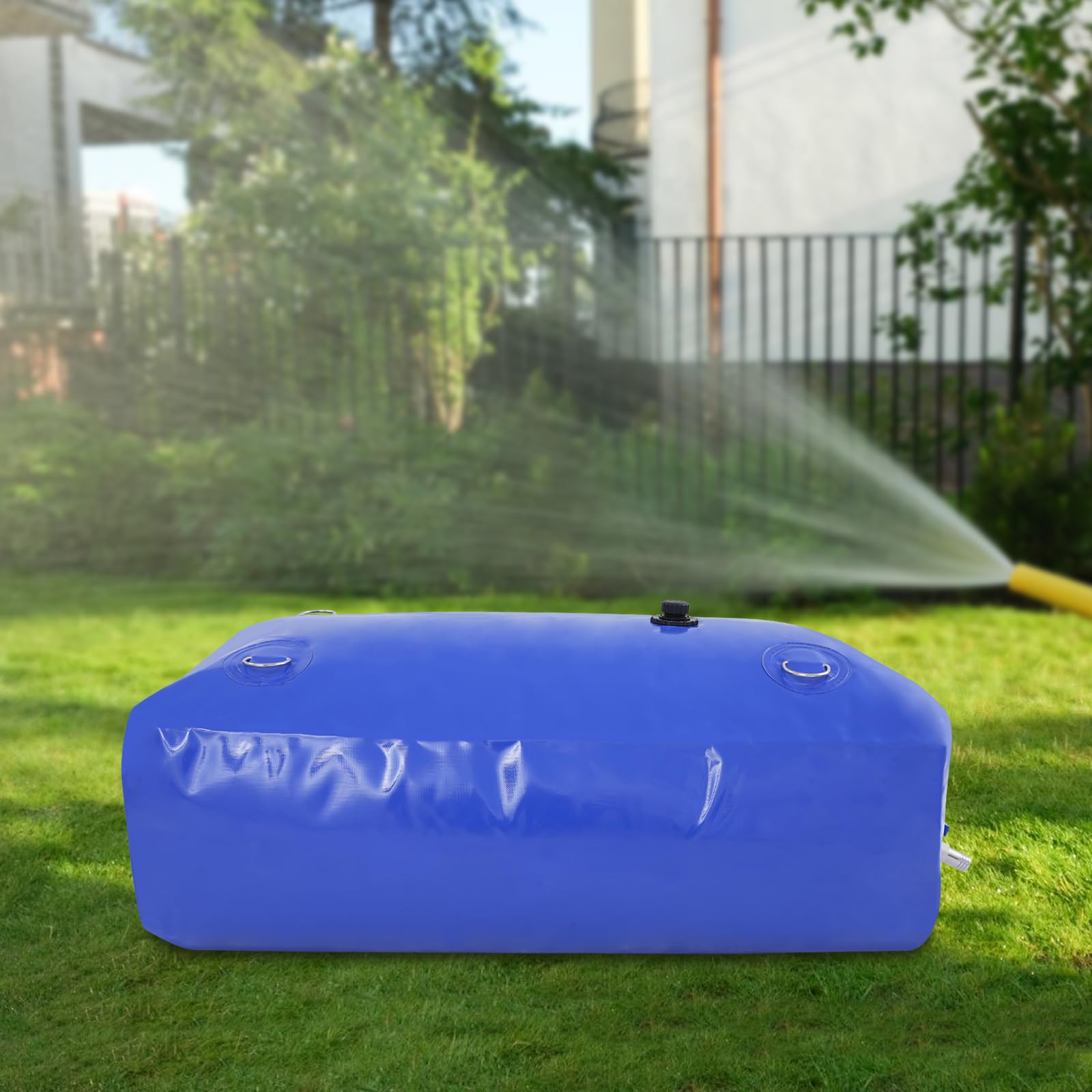 Contenedor de almacenamiento de burbujas de agua de 240 L, tanque de agua plegable, tanque de agua portátil, gran capacidad, bolsa de agua suave, protección contra incendios, agua de emergencia